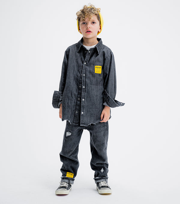 Nununu Light Denim Shirt Black