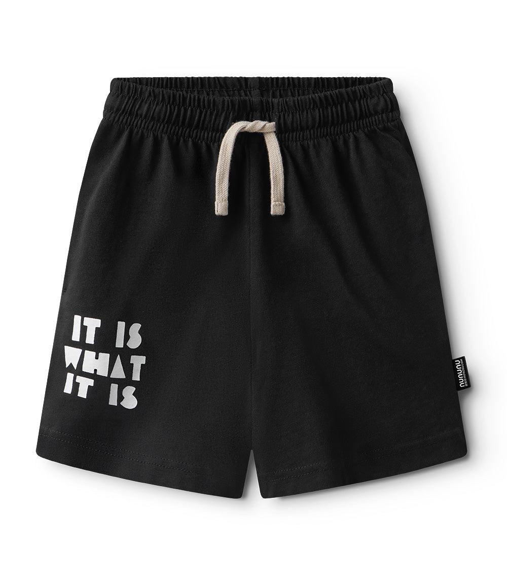 nununu light shorts black