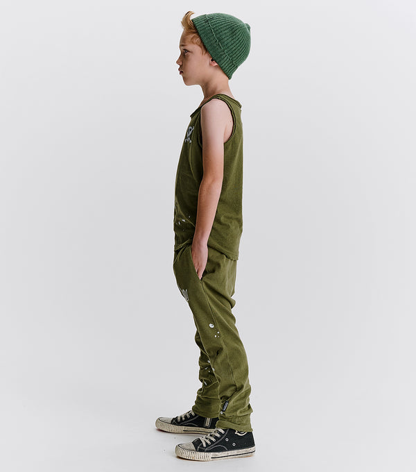 Nununu Light Splash Baggy Pants Olive