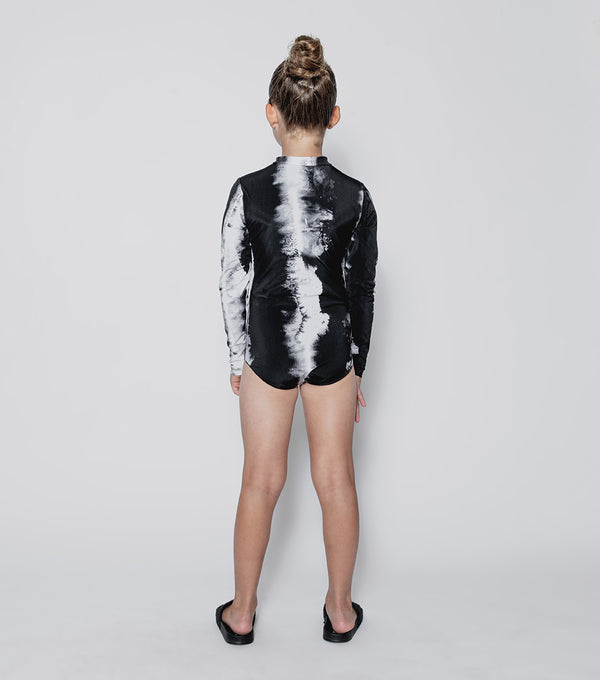 Nununu Long Sleeved Tie Dye Swimsuit