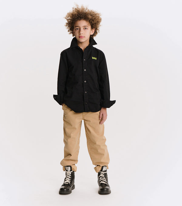 Nununu Look Sharp Button Shirt Black