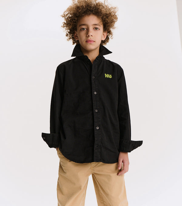 Nununu Look Sharp Button Shirt Black