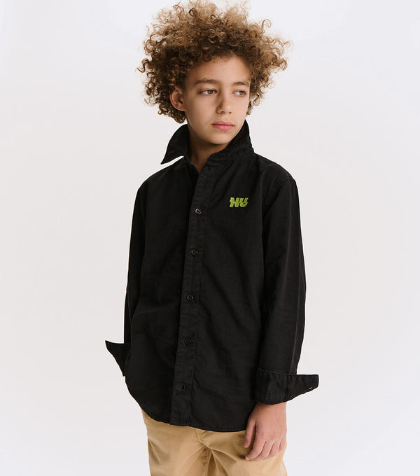 Nununu Look Sharp Button Shirt Black