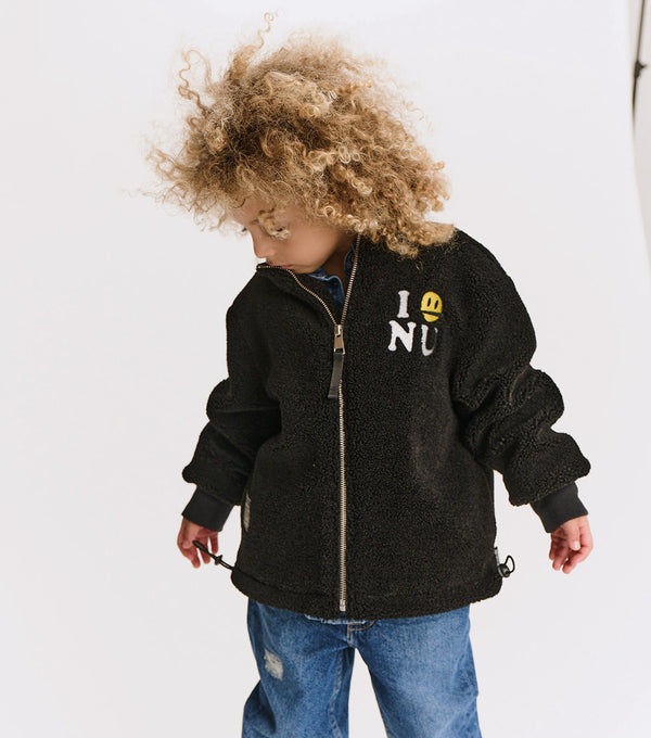 Nununu Love Nu Sherpa Jacket Black