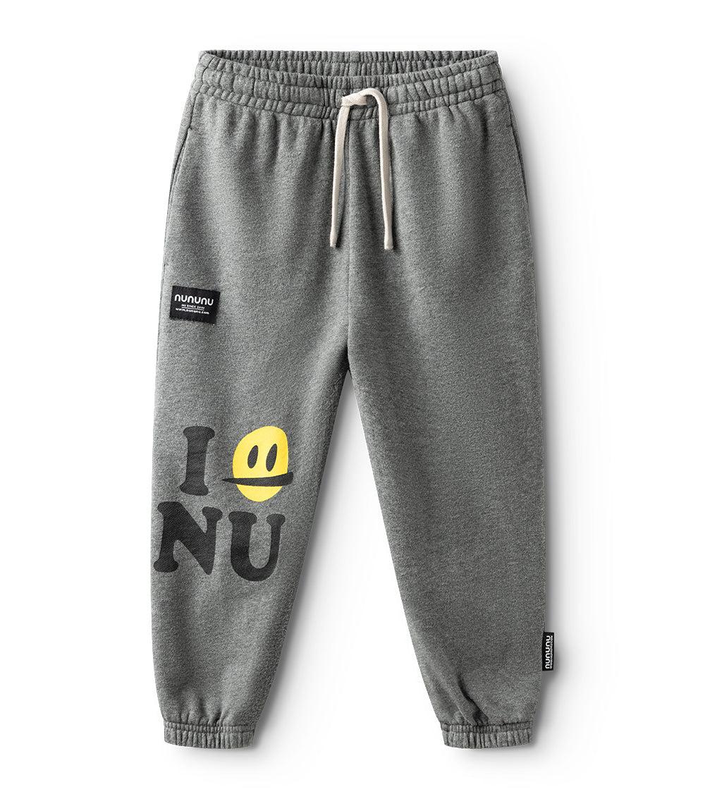 nununu love nu sweatpants dark heather grey