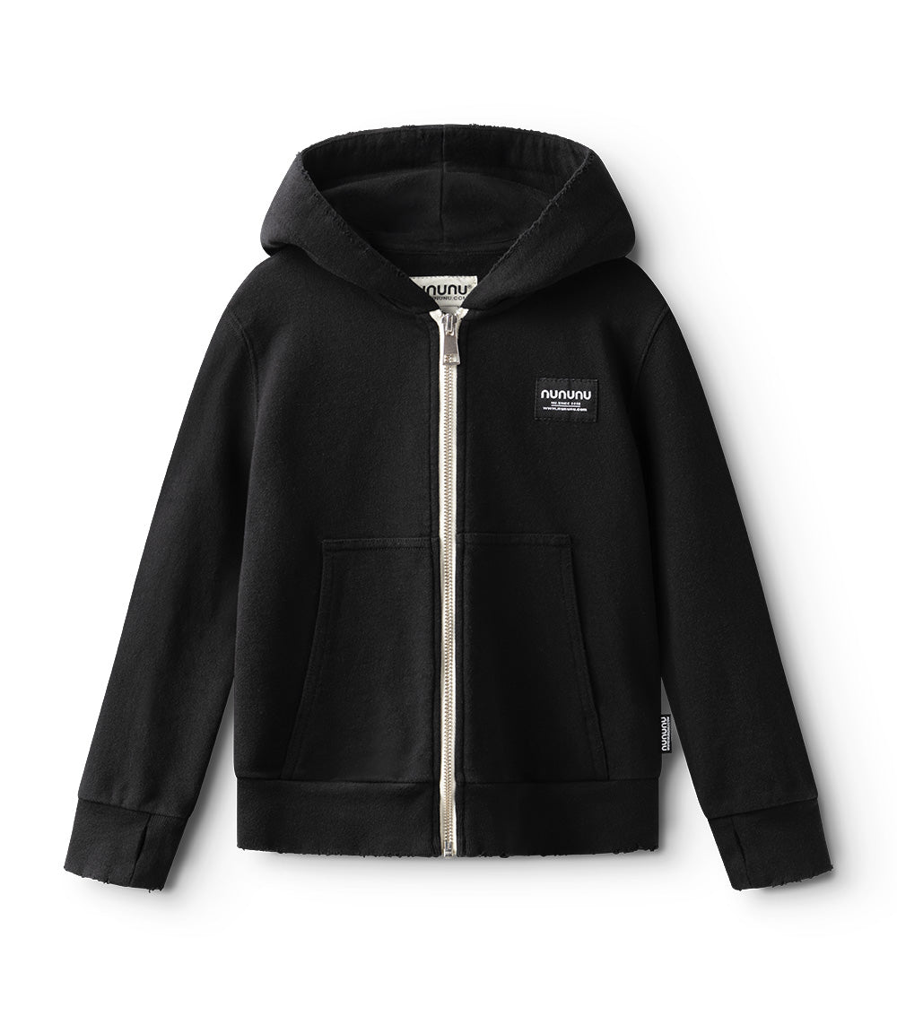 nununu love nu zip hoodie black