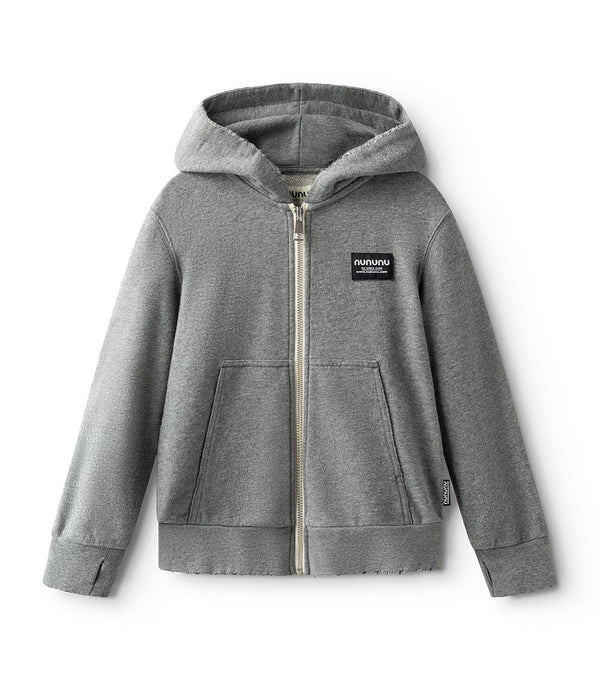 Nununu Love Nu Zip Hoodie Dark Heather Grey