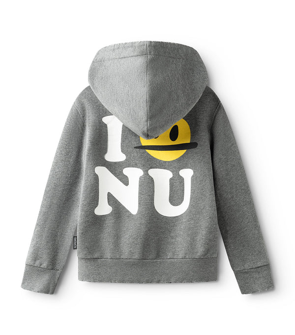 Nununu Love Nu Zip Hoodie Dark Heather Grey