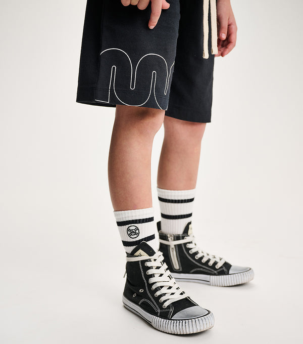 Nununu Lucky Snake Shorts Black