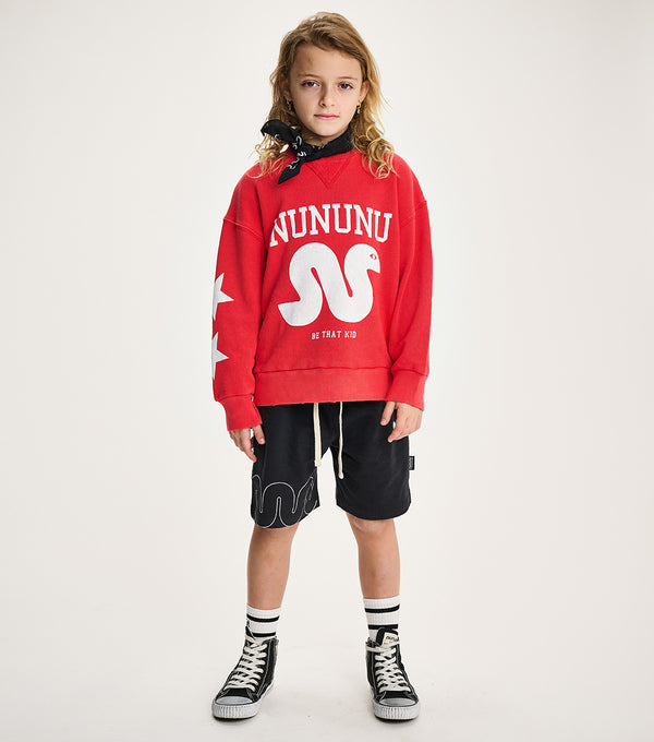 Nununu Lucky Snake Shorts Black