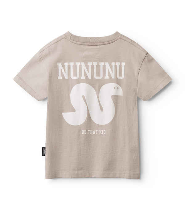 Nununu Lucky Snake T-shirt Smokey Grey