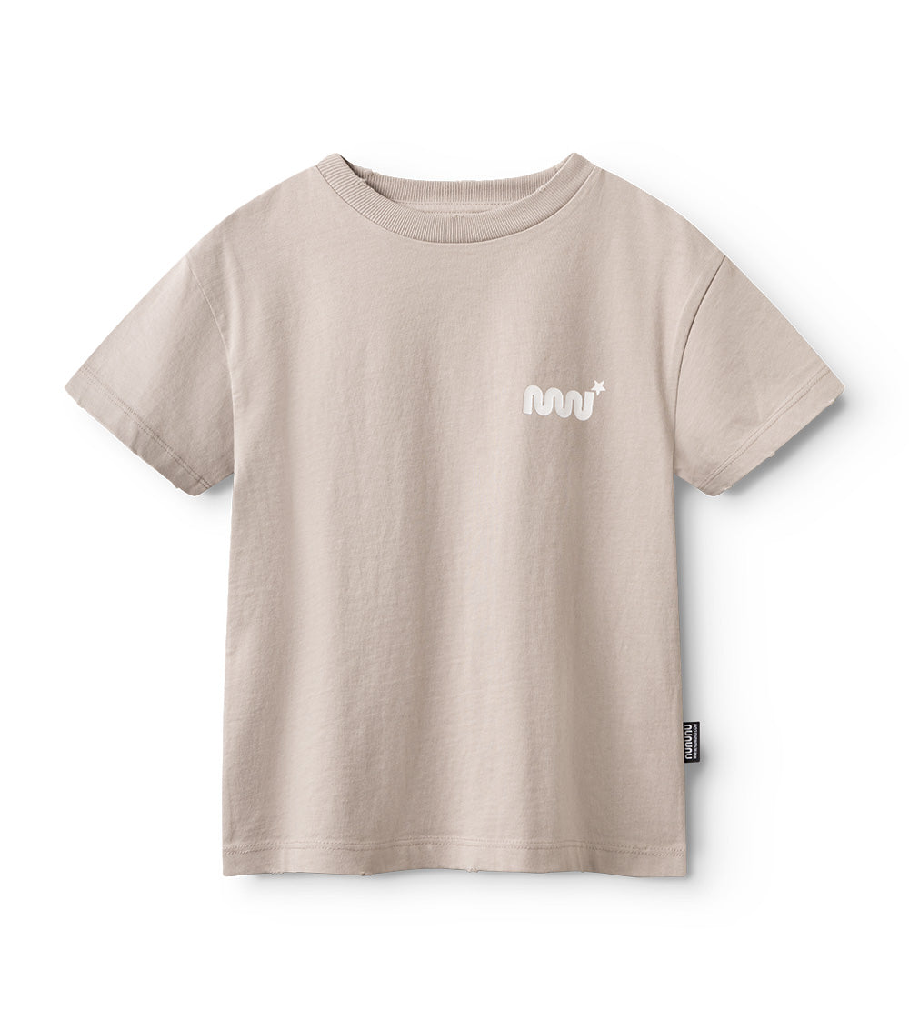 nununu lucky snake t-shirt smokey grey