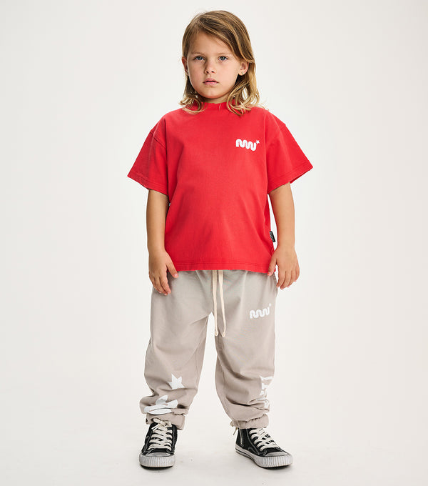 Nununu Lucky Snake T-shirt Washed Red