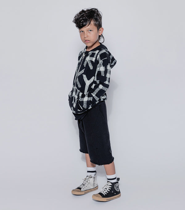 Nununu Masking Tape Light Zip Hoodie Powder Pink