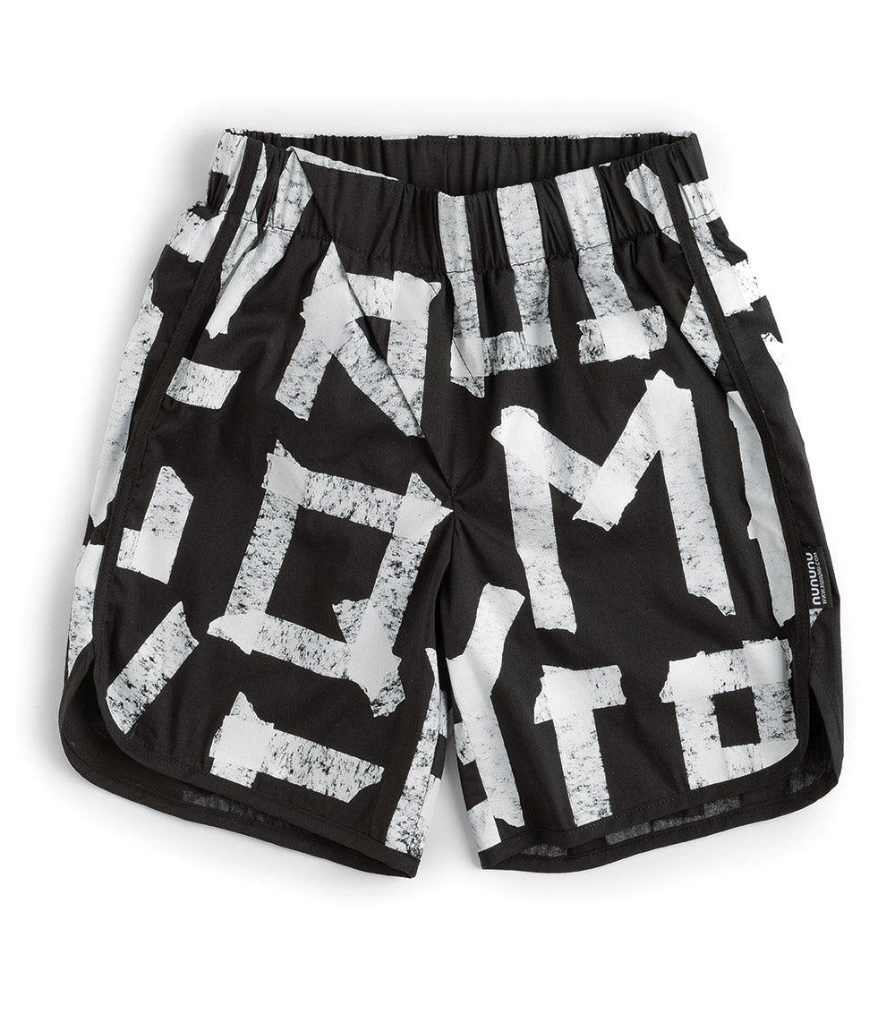 nununu masking tape surf shorts
