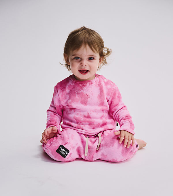 Nununu Mega Tie Dye Baby Set Super Pink