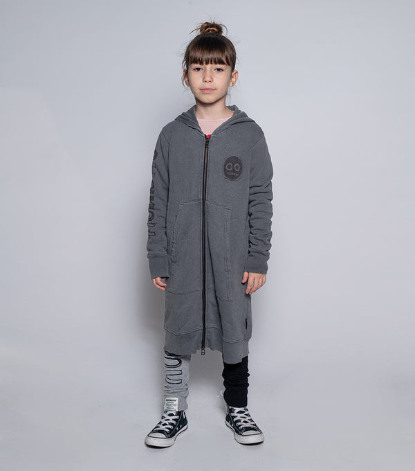 Nununu Mega Zip Hoodie Vintage Grey