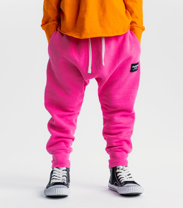 Nununu Mini Bolts Baggy Pants Hot Pink