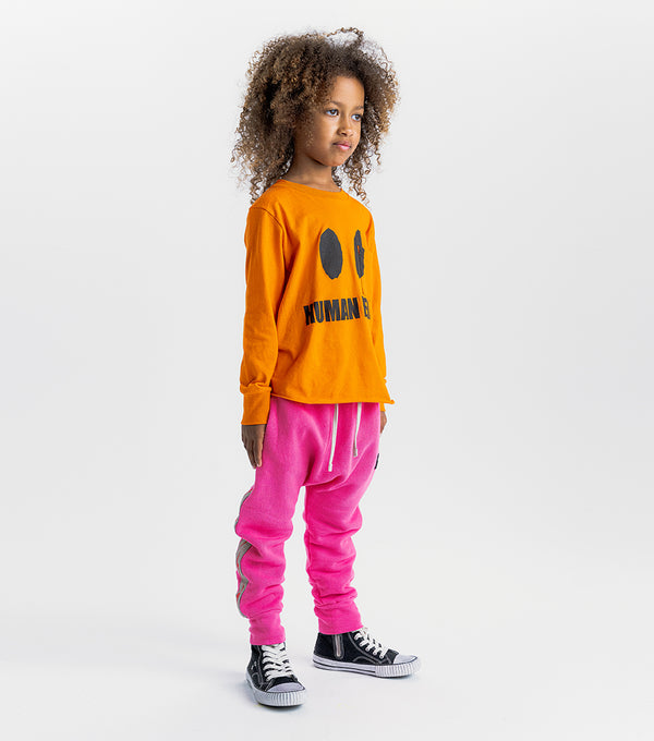 Nununu Mini Bolts Baggy Pants Hot Pink