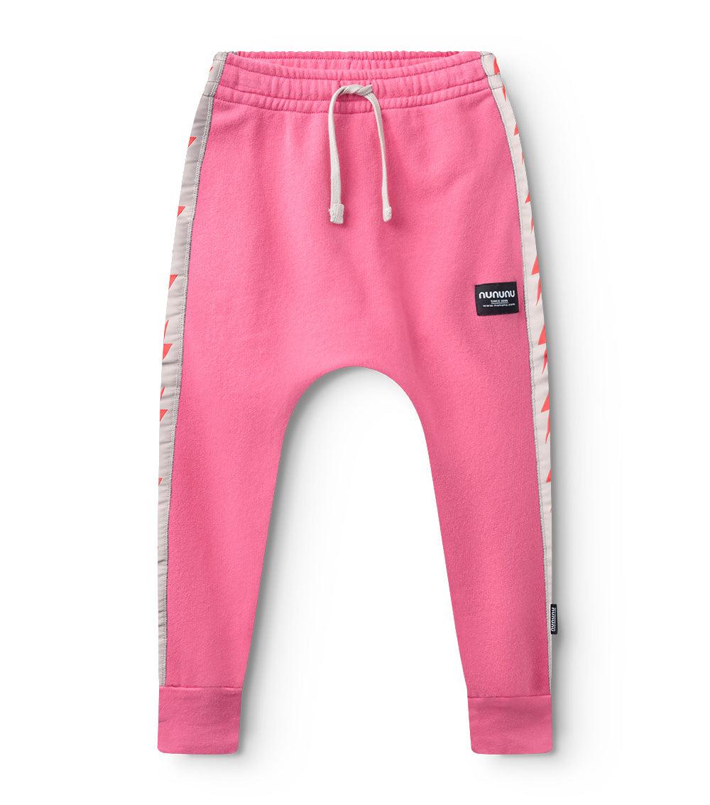 nununu mini bolts baggy pants hot pink