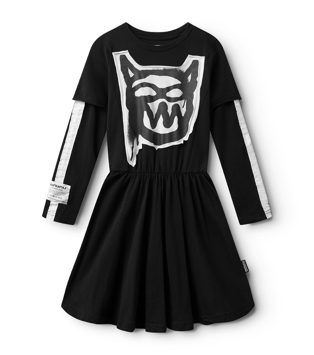 nununu mischief cat towfer dress