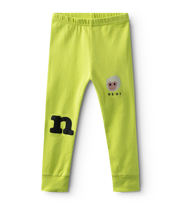 Nununu Monkey Around Leggings Hot Lime