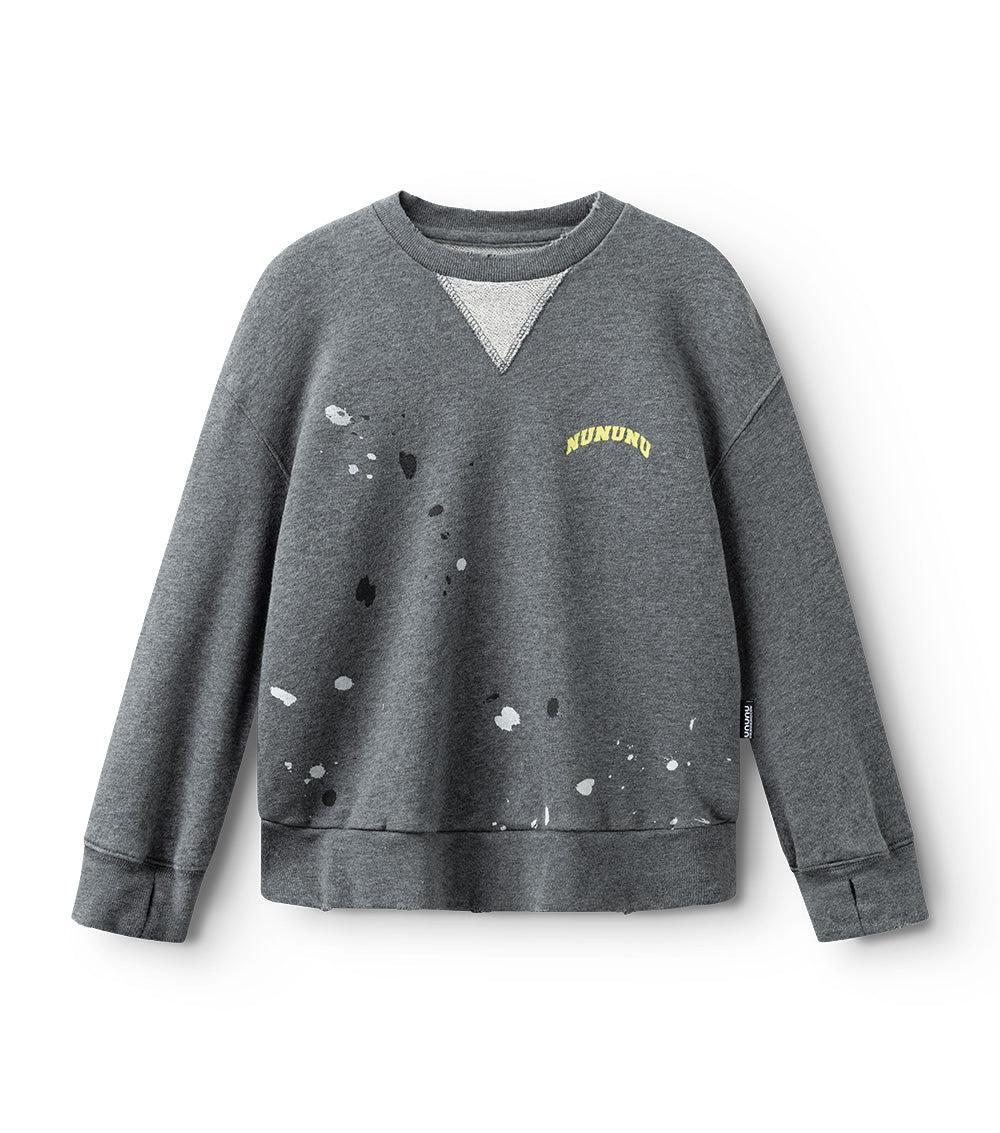 nununu mono nununu sweatshirt dusty heather grey