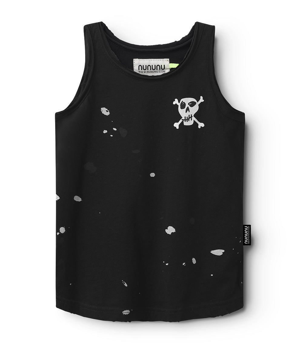 nununu mono splash tanktop black