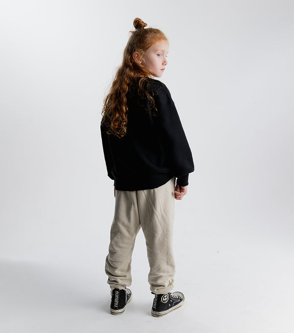 Nununu Moon Inked Sweatpants Smokey Natural