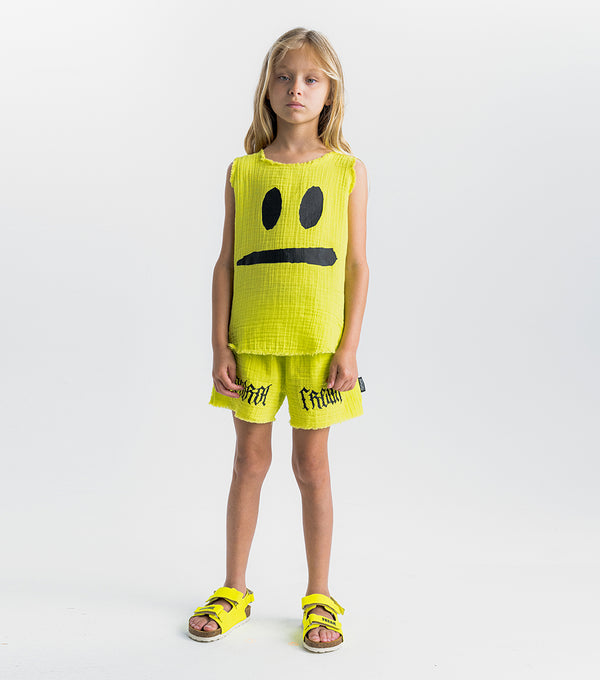 Nununu Muslin Beach Shorts Hot Lime