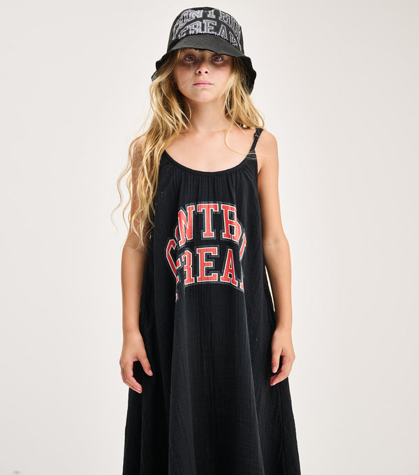 Nununu Muslin Summer Dress Black