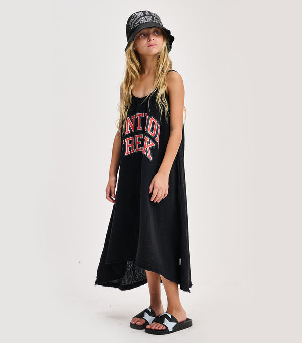 Nununu Muslin Summer Dress Black
