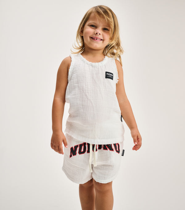 Nununu Muslin Summer Tank White