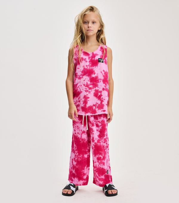 Nununu Muslin Vacay Pants Hot Pink