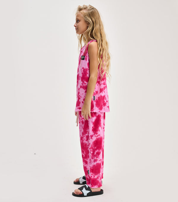 Nununu Muslin Vacay Pants Hot Pink