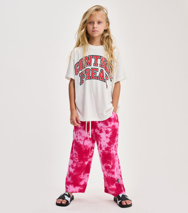 Nununu Muslin Vacay Pants Hot Pink