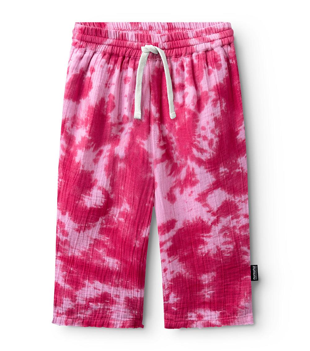 nununu muslin vacay pants hot pink