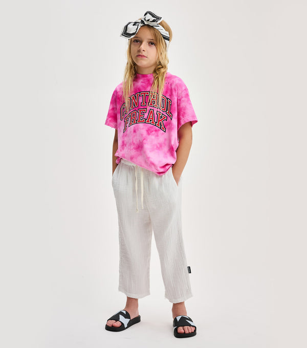 Nununu Muslin Vacay Pants White