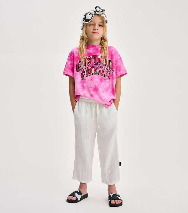 Nununu Muslin Vacay Pants White