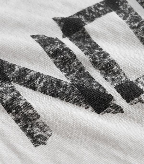 Nununu No Footed Overall White/heather Grey