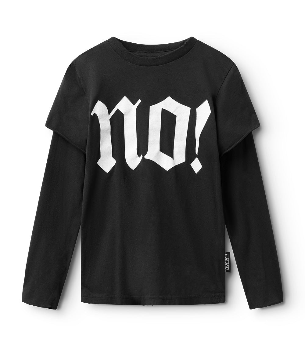 nununu no inked shirt black