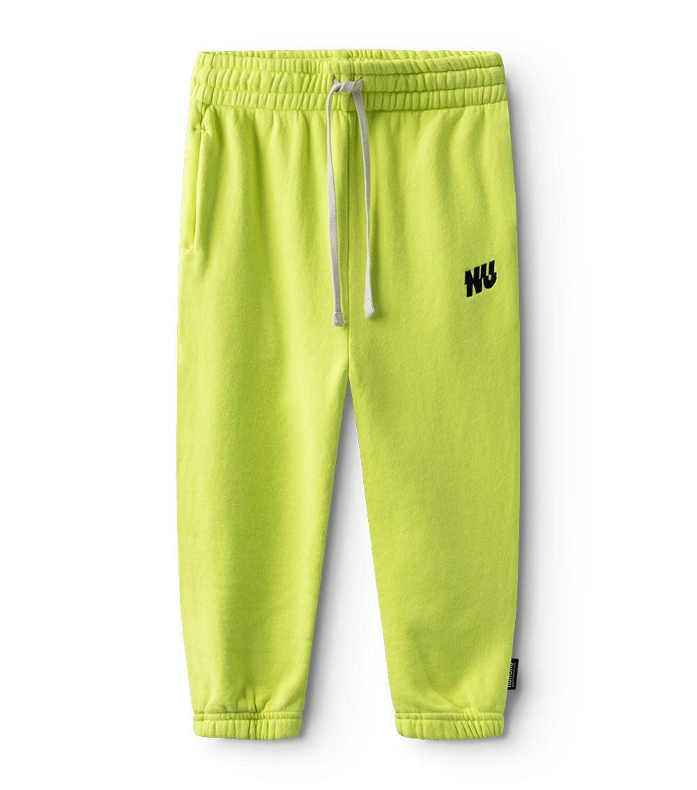 nununu nu sweatpants hot lime