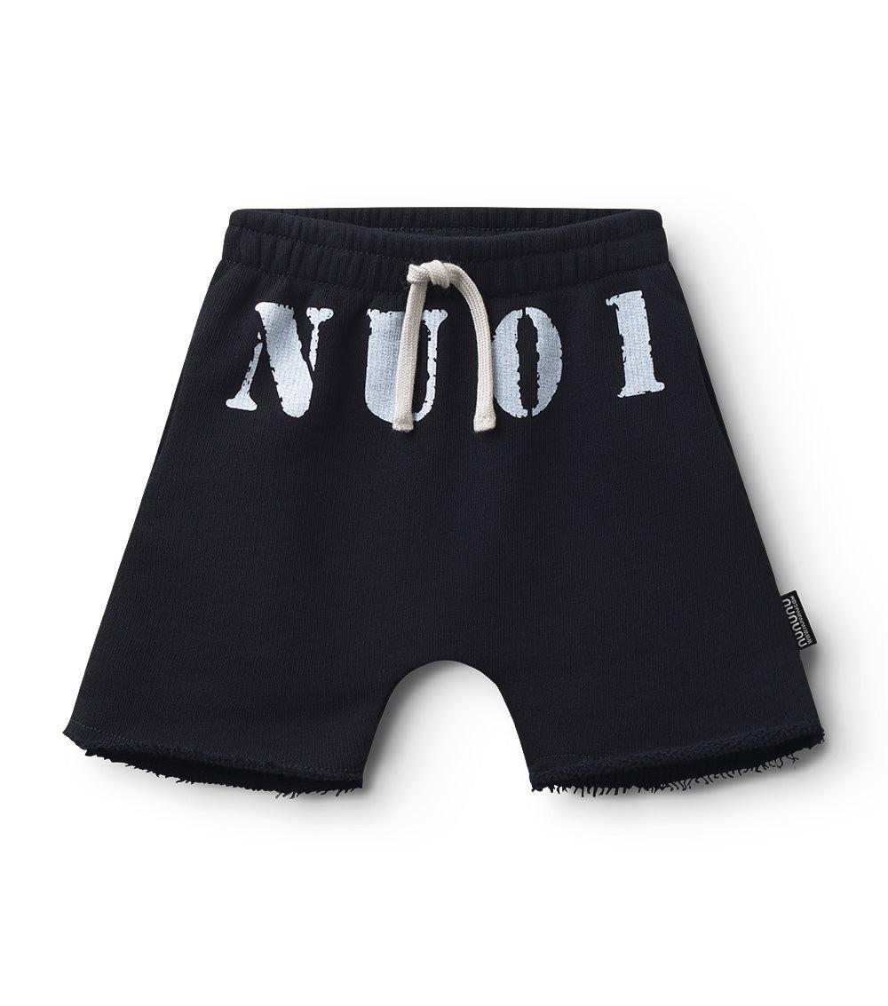 nununu nu01 baby sweatshorts black
