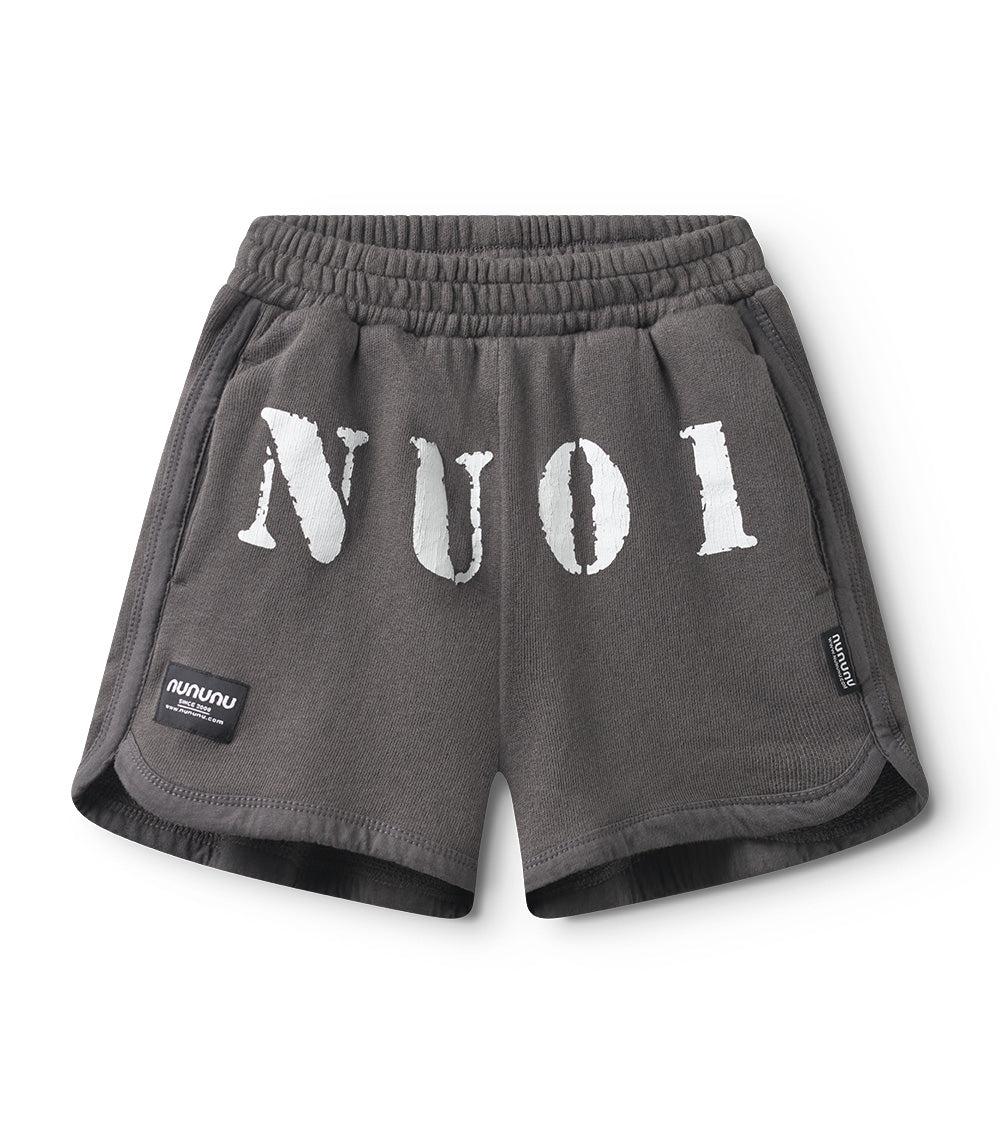 nununu nu01 gym shorts graphite