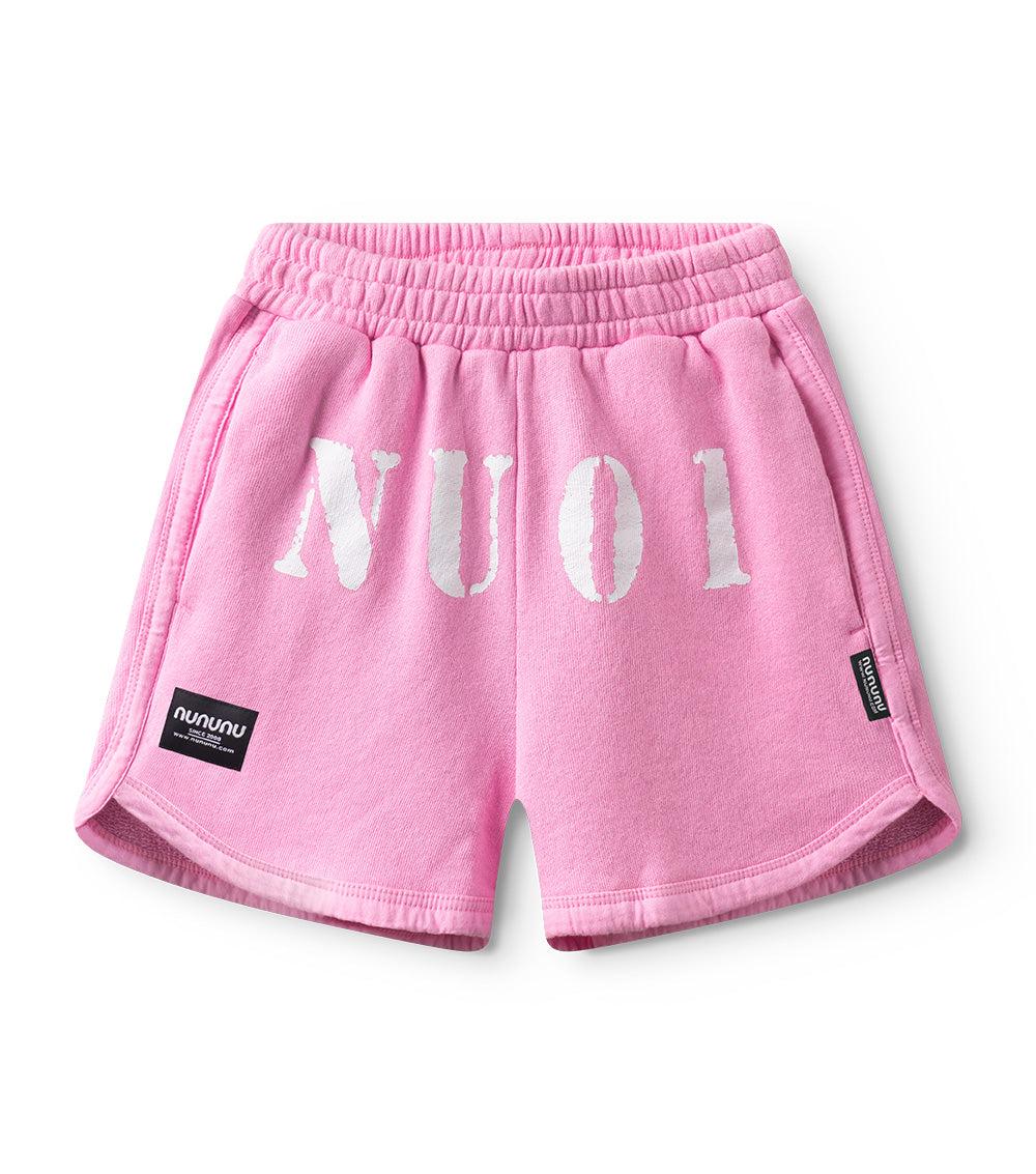 nununu nu01 gym shorts super pink