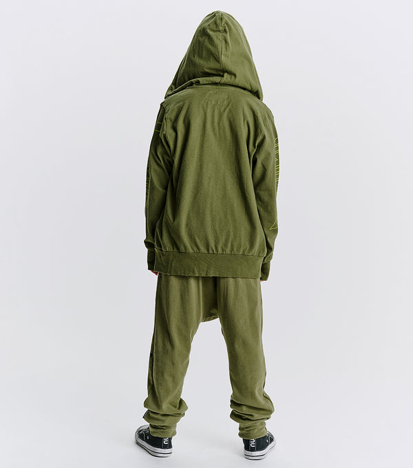 Nununu Nu01 Light Zip Hoodie Olive