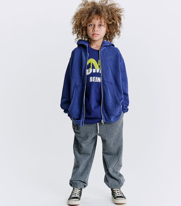 Nununu Nu01 Zip Hoodie Indigo