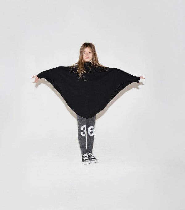 Nununu Numbered Leggings Charcoal Grey