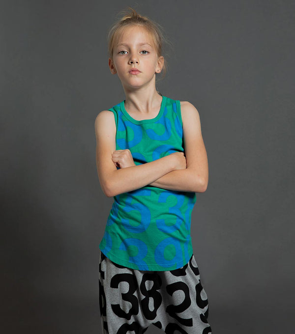 Nununu Numbered Tank Top Green