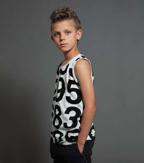 Nununu Numbered Tank Top White